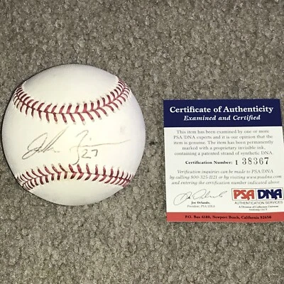 Jordan Zimmerman Autógrafo Firmado Béisbol Automático Washington Nationals PSA ADN Foto 1 de 3