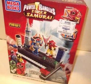 ✰ Mega Bloks Power Rangers CLAW BATTLEZORD vs MOOGER Set #5824 Nuovo Sigillato MISB - Foto 1 di 3