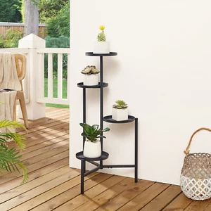 Pflanzenständer Blumenständer Metall mit 4 Etagen, Mehrstöckig Blumentopfständer - Bild 1 von 9