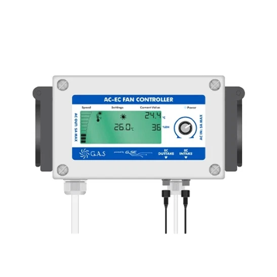 G.A.S AC-EC Digital Fan Controller - Temp Control Hydroponics - Image 1 of 1