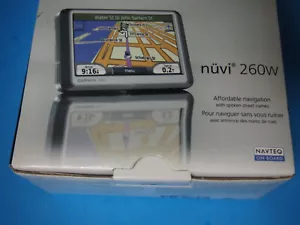 NEW Garmin nuvi260W GPS Navigation System w/ 4.3" Diag. Screen w/ Text to Speech - Picture 1 of 5