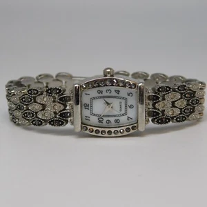 M.Z. BERGER WS01 Marcasite's Quartz Analog Women's Watch Sz. 6" New Battery - Picture 1 of 10