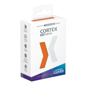 Ultimate Guard Cortex Standard Sleeves 100 Pack (Orange) NEW - Picture 1 of 2
