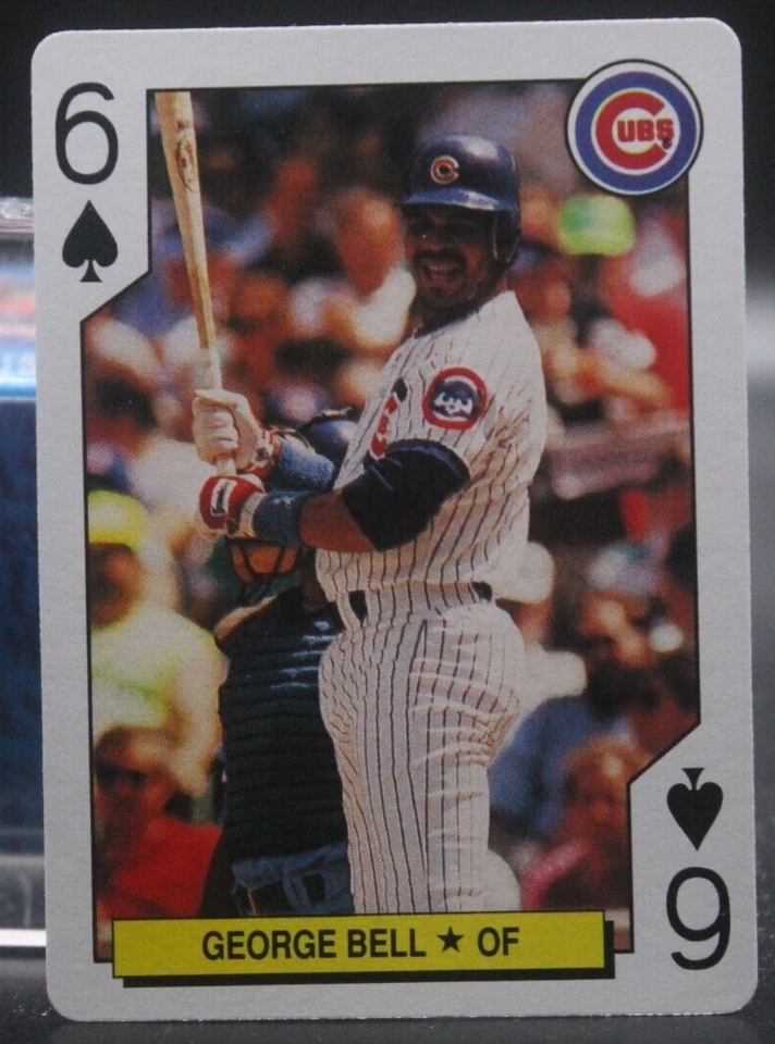 George Bell (Cubs) - 1991 U.S. Playing Card Company - Image 1 of 1