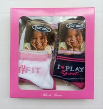 Calzini Corti Bimba In Cotone 'POMPEA' Filo Di Scozia Femminuccia