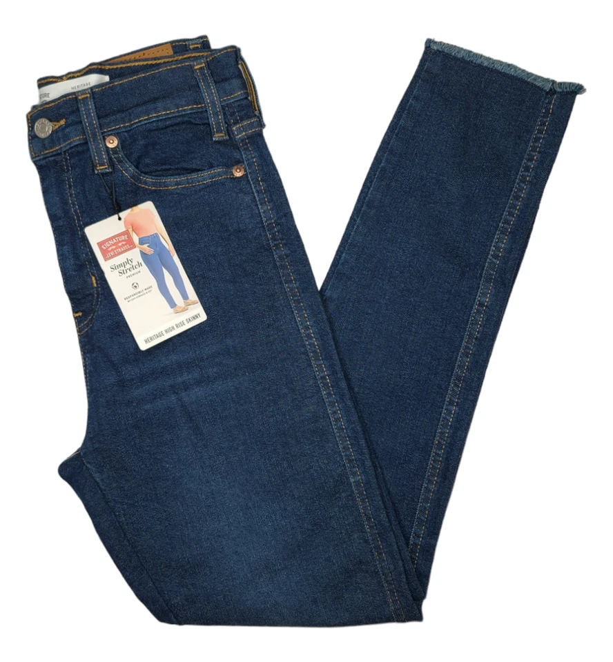 Levis Womens High Rise Skinny Jeans Size 22W36