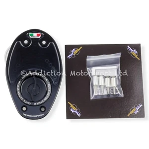 TWM Keyless Filler Black Petrol Gas Tank Cap for Ducati Sport 1000, 1000 S - Picture 1 of 3