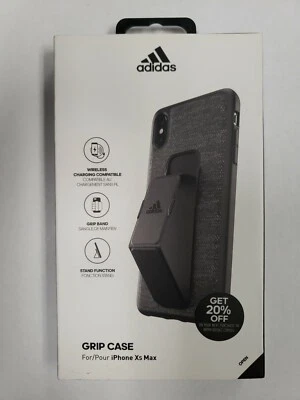 Nueva Funda Auténtica Adidas con Agarre para Apple iPhone XS MAX - Negra Foto 1 de 4