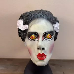 1997 Vintage Braut von Frankenstein Maske Papier Magie Universal Monster Halloween - Bild 1 von 11