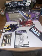 Shrapnel 100  Complete W Box 1985 Vintage Hasbro G1 Transformers Action Figure