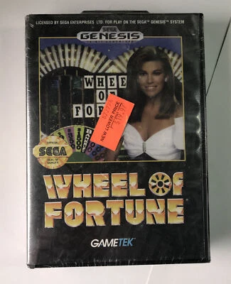 Brand New Wheel of Fortune (Sega Genesis, 1992) Factory Sealed - Image 1 of 4