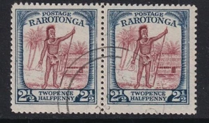 Islas Cook 1924 SG 83, 21/2d par rojo-marrón - buen usado - Imagen 1 de 2