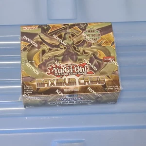 Maximum Crisis Booster Box 1st first edition english Yugioh konami sealed - Imagen 1 de 1
