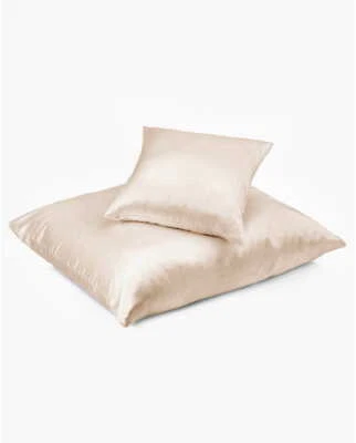 Kissenbezug aus 100% Seide Seidenkissenbezug mit Reißverschluss 22 momme creme - Bild 1 von 3