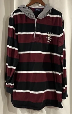 Polo Ralph Lauren Cotton Hooded Rudby Top Hoodie Sweatshirt 2XLT - Image 1 of 4