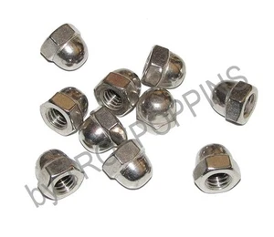 10-SS 3/8"-16 TAPA HEXAGONAL BELLOTA TUERCAS ACERO INOXIDABLE GRUESO 18-8 SUJETADORES HERRAJES - Imagen 1 de 1