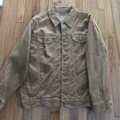 Perry Ellis Corduroy Jacket Mens Large Brown - Image 1 of 4