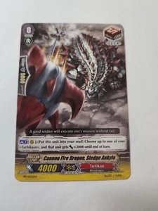 Cardfight!! Vanguard Cannon Fire Dragon, Sledge Ankylo PR/0050EN CFV NM - Picture 1 of 2