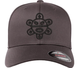 CUSTOMIZABLE Embroidered Puerto Rico FLEXFIT Taino Sun Symbol Hat Rican Flag - Picture 1 of 6