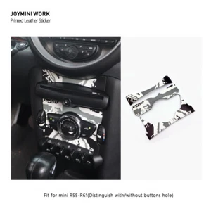 PU Cigarette Console Panel Lighter Cover Trim Sticker for MINI COOPER R55-R61 U - Picture 1 of 8