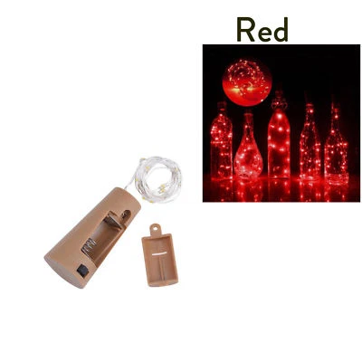 1M 2M 3M Copper Wire LED String Light Wine Bottle For Christmas Decoration GL494 - Image 1 of 4