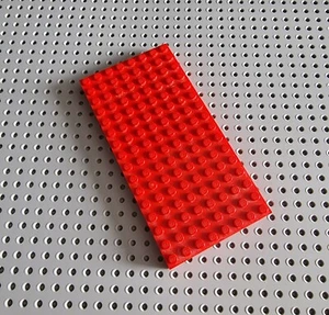 Lego Platte Grundplatte Bauplatte Dick 8x16 Rot Red Plate 4204 A172 - Bild 1 von 1