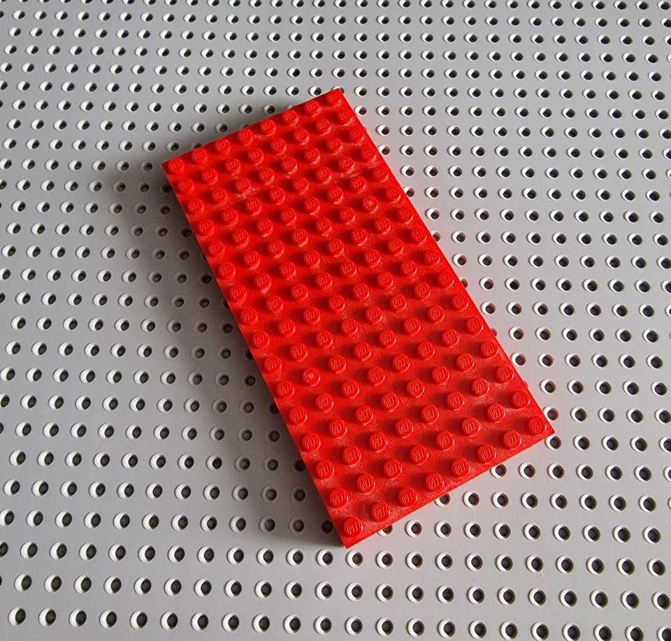 Lego Platte Grundplatte Bauplatte Dick 8x16 Rot Red Plate 4204 A172 - Bild 1 von 1