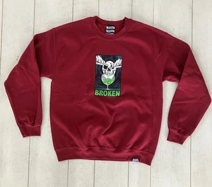 Broken Promises Pullover Sweatshirt mit Rundhalsausschnitt Medium Neu - Bild 1 von 4