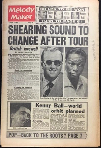 MELODY MAKER 4 AUGUST 1962 featuring George Shearing, Fats Domino, Helen Shapiro - Picture 1 of 6