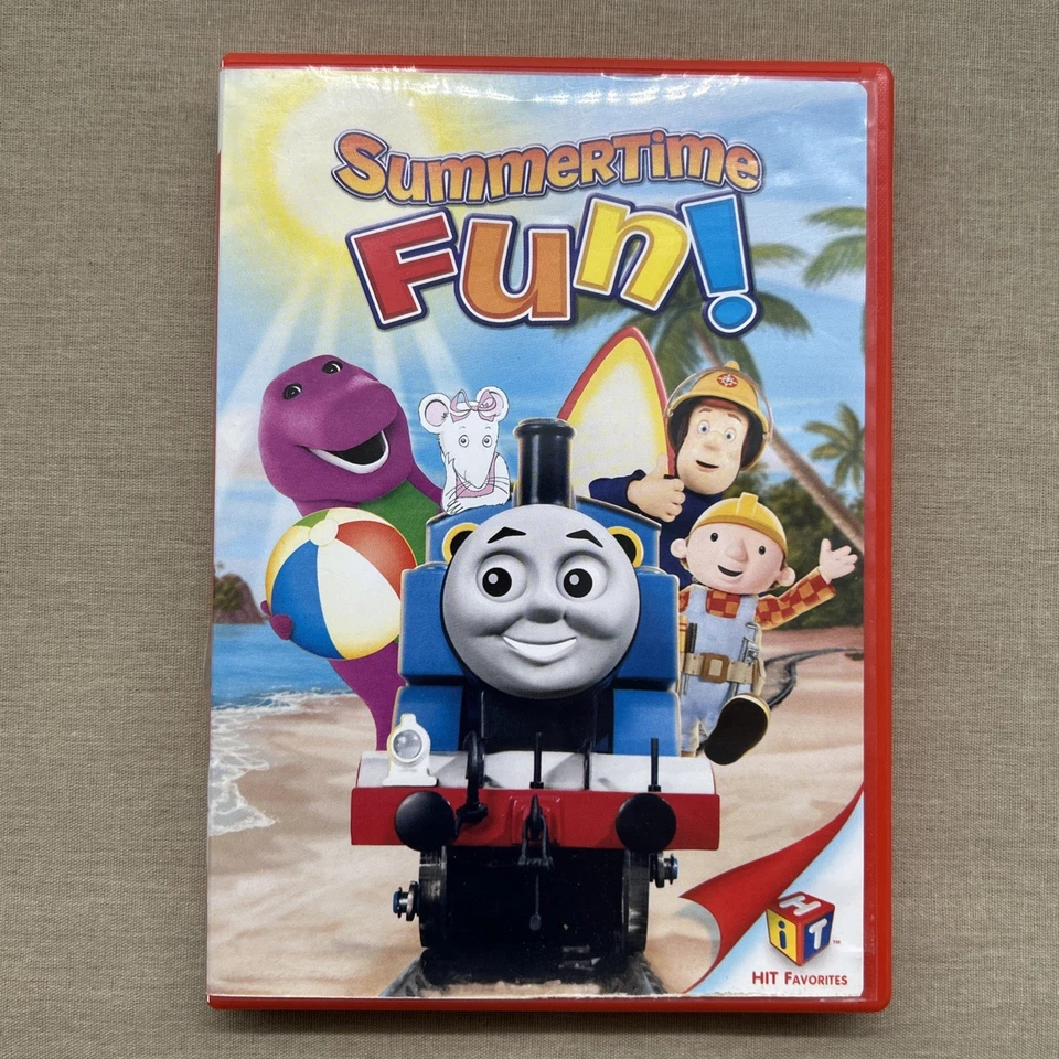 Summertime Fun! (DVD 6 Eps) Barney Bob Builder Fireman Sam Thomas Angelina Fifi - Image 1 of 4