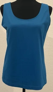 Chico’s Blue Layering Tank Size 1 (Medium) - Picture 1 of 4