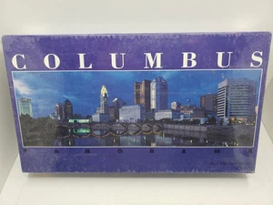 NEW SEALED Columbus OHIO Panorama Jigsaw Puzzle 550+ VTG 1995 Panoramic Skyline - Picture 1 of 24