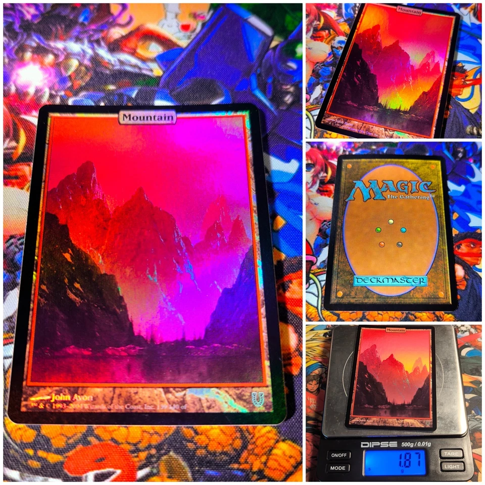 MTG Mountain 🇬🇧 Nm Legendary John Avon Full-Art Basics FOIL Unhinged 2004 OG - Bild 1 von 4