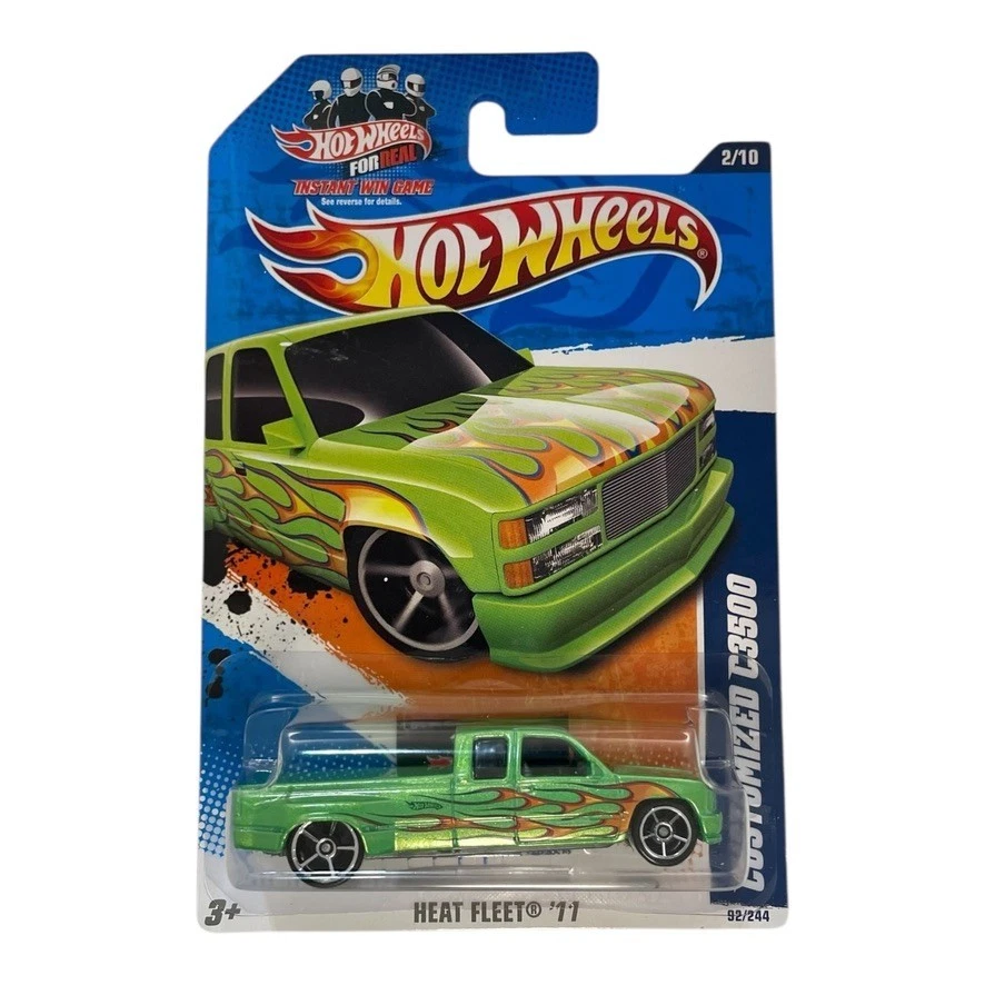 Hot Wheels Personalizado C3500 Heat Fleet Serie '11 - Verde 1:64 Foto 1 de 1