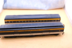 WALTHERS HO SCALE C&O No.307 BAGGAGE CAR AND No. 816 COACH - Picture 1 of 6