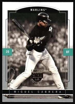 SkyBox LE 2004 Miguel Cabrera #8 Florida Marlins Foto 1 de 2