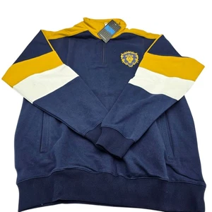 Blizzard Entertainment Hoodie World Of Warcraft Men's Large Blue Alliance ¼ Zip - Picture 1 of 3