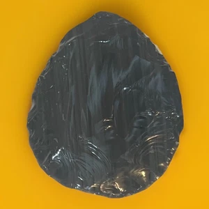 Flint-Knapped OBSIDIAN Biface 3.5-5" - Picture 1 of 2