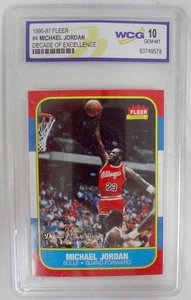 Chicago Bulls Michael Jordan 1996 Fleer Ultra Decade of Excellence #U-4 WGC 10! - Picture 1 of 10