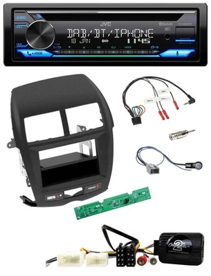 JVC Bluetooth Lenkrad USB DAB CD Autoradio für Mitsubishi ASX 2010-2014 - Bild 1 von 4