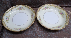 Juego de 2 cuencos de sopa vintage Noritake China Carmela blanco azul floral Japón 7,5" - Imagen 1 de 7