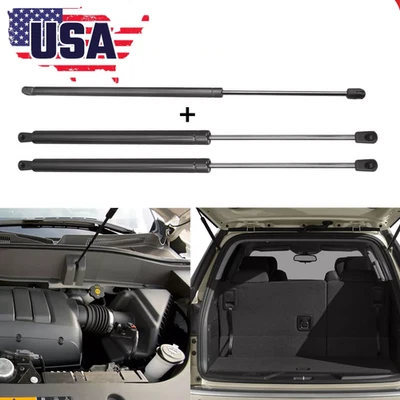 3 X передний капот + задняя дверь подъемной двери газовые стойки для GMC Acadia 2007-2013 - Изображение 1 из 4