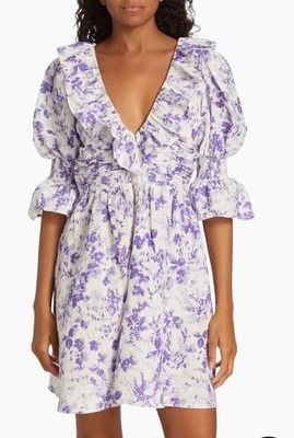 Minivestido floral de lino y algodón para mujer byTiMo talla XS original $450 nuevo con etiquetas Foto 1 de 4