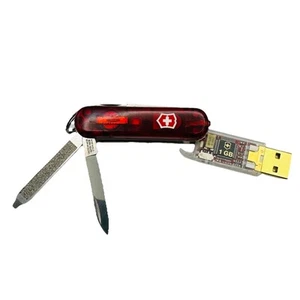 Victorinox Swiss Army USB C Flash At Work Knife 1GB Drive Ballpoint Pen Scissors - Picture 1 of 13
