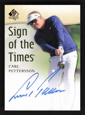 Golf auténtico SP 2014 #SOTT-CP Carl Pettersson Sign of the Times PGA automático Foto 1 de 2