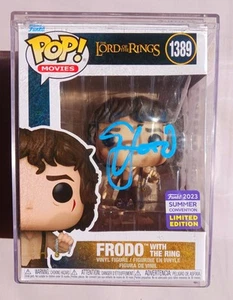 Funko Pop Lord Of The Rings Frodo With The Ring #1389 Signed By Elijah Wood JSA - Picture 1 of 14