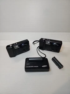 Lot of 2 Samsung L77 7.1MP Compact Digital Cameras - Picture 1 of 8