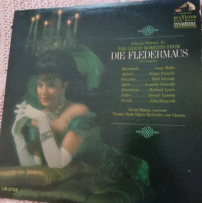 Strauss DIE FLEDERMAUS RCA Victor Red Seal LSC 2728 + Libretto Included 1964 - Image 1 of 4
