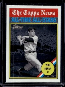 2025 Topps Heritage Yogi Berra Chrome #344 Yankees - Foto 1 di 2