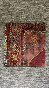 Pottery Barn RARE Lorna Print Pillow Cover Kilim Rug Inspired 20"x20" - Picture 1 of 4